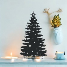 Esplendor Lazer Kesim Metal Duvar Dekoru, Yılbaşı Ağacı Çam 40 cm