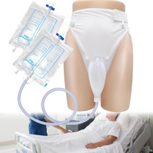 Gaman Erkekler Için Ergonomik Idrar Toplama Torbası -Külotlu, Sızdırmaz, Hijyenik Kullanım Erkeklere Özel