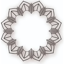 Esplendor Lazer Kesim Metal Duvar Dekoru, Desen 40 cm