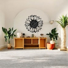 Esplendor Lazer Kesim Metal Duvar Dekoru, Ay Çiçeği 40 cm