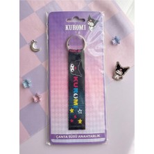 Gifi Sanri & Kuromi Lisanslı Çanta Süsü Anahtarlık