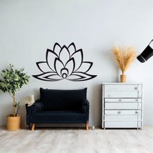 Esplendor Lazer Kesim Metal Duvar Dekoru, Aloe Vera Bitki Çiçeği, Çiçek 40 cm