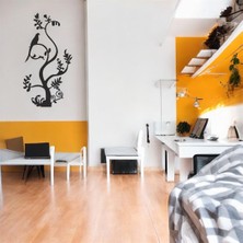 Esplendor Lazer Kesim Metal Duvar Dekoru, Daldaki Kuş 40 cm