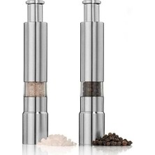 Esplendor Karabiber Tuz Baharat Öğütücü Otomatik Basmalı Çelik Değirmen