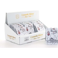 Esplendor Taşlı Istanbul Tasarımı El Aynası Ince