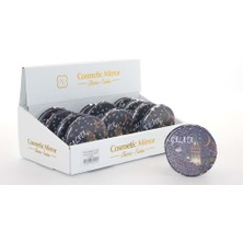 Esplendor Taşlı Istanbul Tasarımı El Aynası Ince