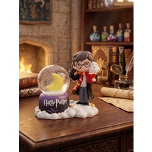 Dörtel Tedarik Harry Potter Kar Küresi ve Biblo Figür - Hedwig ve Kitap Detaylı Işıklı Dekoratif Obje