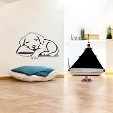 Esplendor Lazer Kesim Metal Duvar Dekoru, Uyuyan Köpek 40 cm