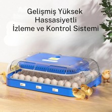 Evonest 70 Yumurta Kapasiteli Tam Otomatik Kuluçka Makinesi – Nem Kontrollü, Kaz Uyumlu, Dijital Sistem