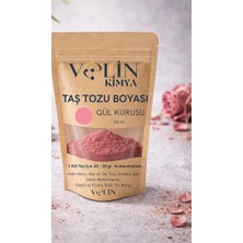 Volin Taş Tozu ve Mum Boyası Gül Kurusu Renk 250 gr Hobi Harcı Renklendiricisi Gül Kurusu Toz Boya