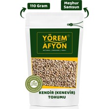 Gülçehre Yörem Afyon Meşhur Samsun Yöresinden Kavrulmuş Kendir Tohumu, Çedene, Kınnap (Cannabis Sativa) | 110GR.