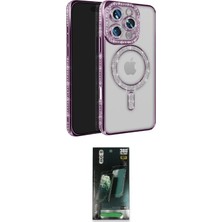 Toyigoo Ieg™ Iphone 16 Pro Max Kılıf Zirve Doku Prime - Siyah 360 Mat Full Body Arka Koruyucu