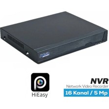 Midcom NVR16H Avenir 16 Kanal 5 Mp’e Kadar 1×8 Tb HDD Nvr Kayıt Cihazı