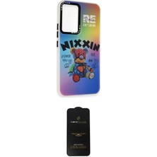 Toyigoo Ieg™ Galaxy A54 5g Kılıf Siluet Çizgi Koleksiyonu - Siyah 6d Antistatik Mat Seramik Hayalet Nan