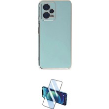 Toyigoo Ieg™ Redmi Note 12 Pro 5g Kılıf Yankı Serisi - Siyah 3D Antistatik Cam Ekran Koruyucu