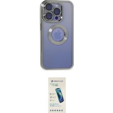 Toyigoo Ieg™ Iphone 15 Pro Kılıf Pusula Form - Şeffaf Pasifik Cam Ekran Koruyucu