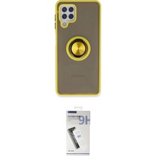 Toyigoo Ieg™ Galaxy A22 Kılıf Yörünge Çizgi - Şeffaf Uv Polymer Nano Ekran Koruyucu