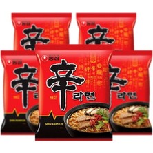  shin ramyun noodle soup 120g 5'li paket (helal)