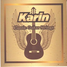 Karin Strings K1060 K1060 Klasik Gitar Tel Seti | Standart Tensiyon, Naylon Çekirdek, Başlangıç Seviyesi Için Uzun Ömürlü