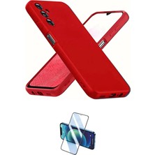 Toyigoo Ieg™ Galaxy A34 5g Kılıf Kozmos Yansıma Özel Seri - Siyah 3D Antistatik Seramik Nano Ekran Kor