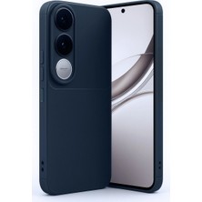 Decostyle Vivo V50 Lite 4g Auto Fus Karbon Kapak - Lacivert