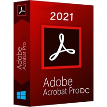 Adobe Acrobat Pro Dc 2021 Kalıcı Dijital Lisans Windows Cihazlar Için Sınırsız Kullanım Hakkı