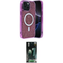 Toyigoo Ieg™ Iphone 15 Kılıf Eksen Çizgi - Siyah 360 Mat Full Body Arka Koruyucu