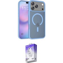 Toyigoo Ieg™ iPhone 17 Pro Max Kılıf Siluet Minimal Prime - Siyah Bilvis 5in1 3D Magic Cam Ekran Koruyuc