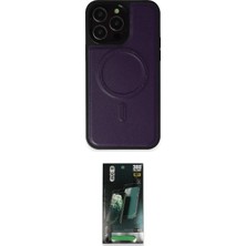 Toyigoo Ieg™ iPhone 14 Pro Max Kılıf Zirve Işık Serisi - Siyah 360 Mat Full Body Arka Koruyucu