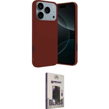 Toyigoo Ieg™ Iphone 17 Pro Kılıf Kozmos Yansıma Özel Seri - Siyah Bilvis Hayalet Cam Ekran Koruyucu