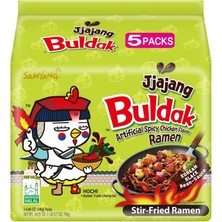 Buldak Jjajang Korean Black Bean Sauce Ramen 140G 5'paket (Helal)