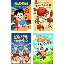Timaş Çocuk 2-3.sınıf Okuma Set Sırtımdaki Kocaman Torba Panda Gezegeni Robotları Yendiğimiz Robotun Kafası Karı