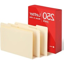 Ulu Pazarlama Mektup Boyutu 1/3 Kesim Dosya Klasörü - 250 Adet