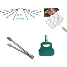 İsingir Shopping Mangal Seti (Maşa - Şiş - Izgara - Yelpaze)