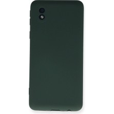 Decostyle Galaxy A01 Core Kılıf Nano Içi Kadife - Koyu Yeşil