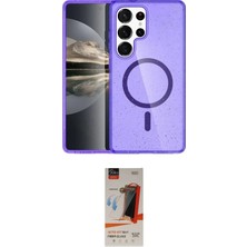 Toyigoo Ieg™ Galaxy S23 Ultra Kılıf Nova Asil Prime - Siyah Autokit 5in1 Fiber Hayalet Cam Ekran Koruyu
