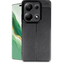 Decostyle Note 13 Pro 4g Kılıf Auto Fus Kapak - Siyah