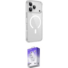 Masa Dostu Ieg™ Iphone 17 Pro Max Kılıf Kutup Klasik Serisi - Siyah Bilvis 5in1 3D Magic Cam Ekran Koruyu