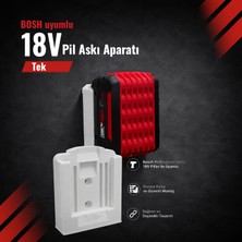 Makrakanta Bosch Uyumlu Pil Askı Aparatı 4’lü Set | Duvara Monte Akü Tutucu