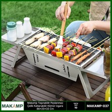 İsingir Shopping Makamp Taşınabilir Çelik Izgara 037