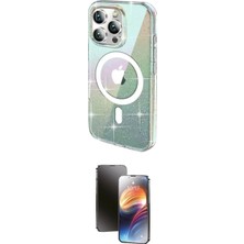 Toyigoo Ieg™ Iphone 15 Pro Kılıf Odak Modern Serisi - Siyah 3D Antistatik Mat Seramik Nano Ekran Koruy