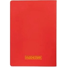 Ulu Pazarlama Kırmızı Karton Kapaklı 17X24 cm Iplik Dikişli Defter (32 Yaprak)