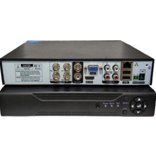 Midcom 4K Ultra Hd 4 Kanal Ahd Koaksiyel Ses Özellikli Dvr Xmeye Kayıt Cihazı