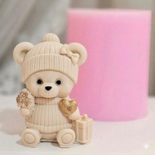 Karakız Kalpli Ayıcık Kalıp 8.5x7.3 Cm