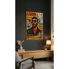 Leon The Professional Minimal Film Posteri Cam Tablo Premium 4mm Uv Baskılı Kırılmaz Duvar Tablosu