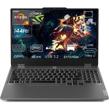 Lenovo Loq 15ARP9  83JC00DXTR FR65 Ryzen 5 7235HS 48 GB 512 GB RTX3050 15.6" Full Hd Windows 11 Pro Gaming Laptop