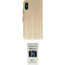 Toyigoo Ieg™ Redmi 9A Kılıf Siluet Işık Serisi - Siyah 5d Hayalet Cam Ekran Koruyucu