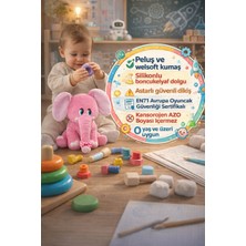 Toyfest Pembe Fil Peluş 20 cm – Uyku Arkadaşı, Yumuşak Dolgulu Mini Peluş Oyuncak, Sevimli Fil Peluş