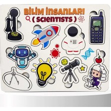 Moon Beavers Bilim Insanları - 1 Ahşap Eğitici Oyun