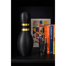 Zebu3Design Dekoratif Bowling Labut Biblo | 20 cm | Modern Tasarım Raf Objesi